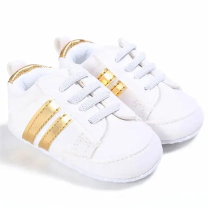 Baby Sneakers Classical Sport Soft Sole PU Leather Shoes Streaks Multi-Color First Walker Newbor Baby Boy Girl Shoes