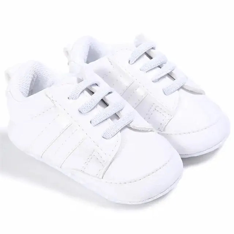 Baby Sneakers Classical Sport Soft Sole PU Leather Shoes Streaks Multi-Color First Walker Newbor Baby Boy Girl Shoes