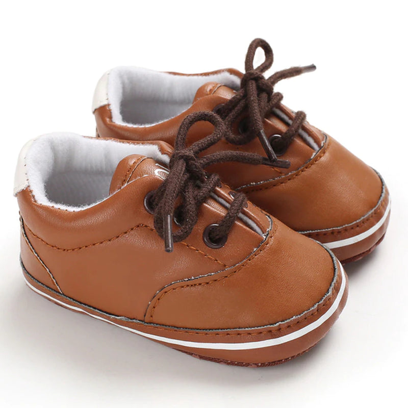 Classic Fashion Baby Shoes Casual Shoes Boys and Girls Soft Bottom Baptism Shoes Sneakers Freshman Comfort First Walking Shoes