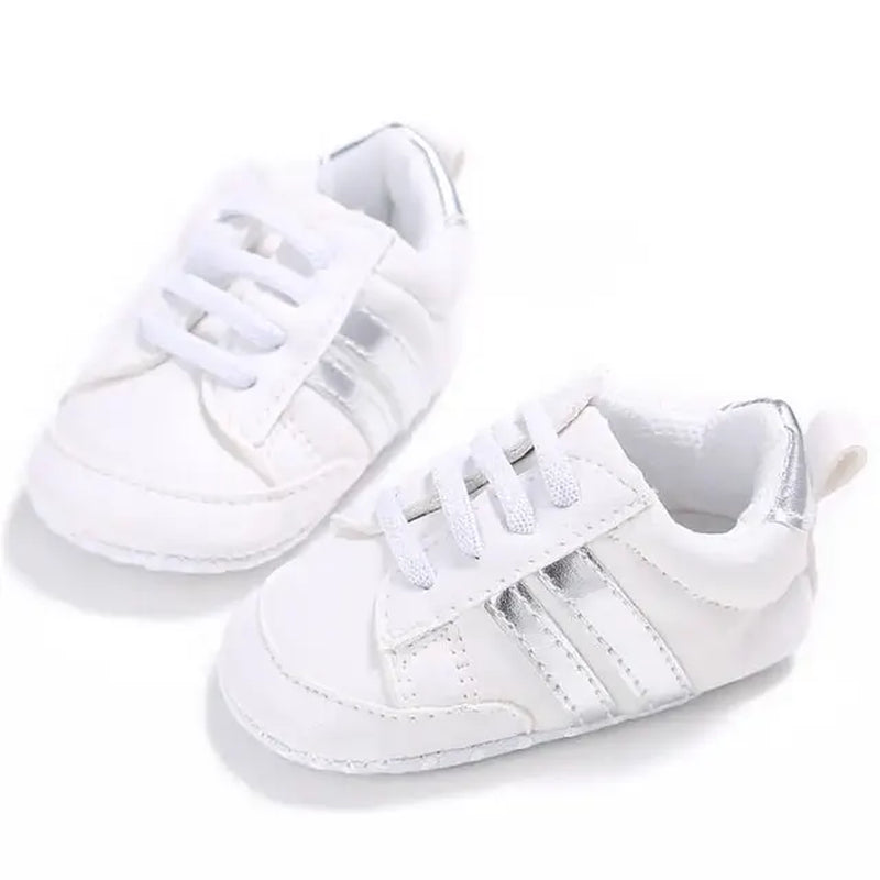 Baby Sneakers Classical Sport Soft Sole PU Leather Shoes Streaks Multi-Color First Walker Newbor Baby Boy Girl Shoes